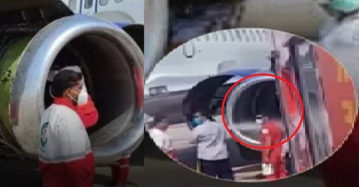 Kecelakaan Pesawat Air India, Bagasi Tersedot Mesin Jet